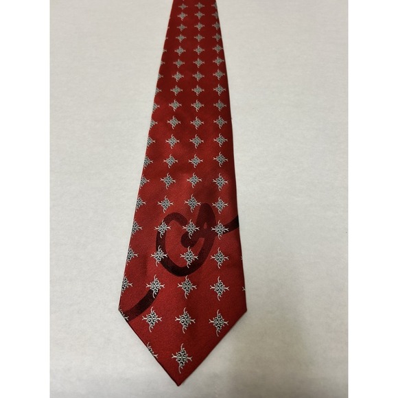 Christian‎ Lacroix Silk Logo Mens Ties Tie Necktie Classic Dress Luxury - Picture 1 of 3